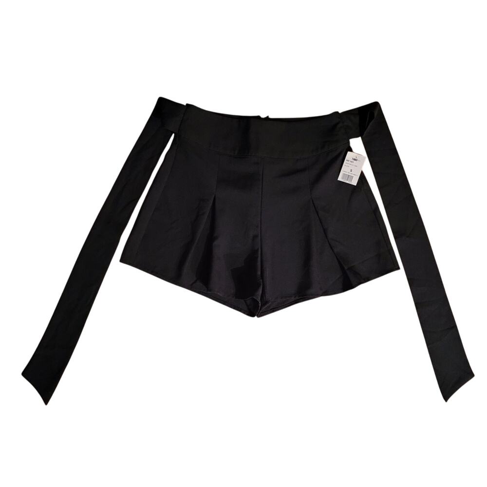 NWT Haute Mode Skort, Size Small, Women's High Waist Shorts, Black, NEW